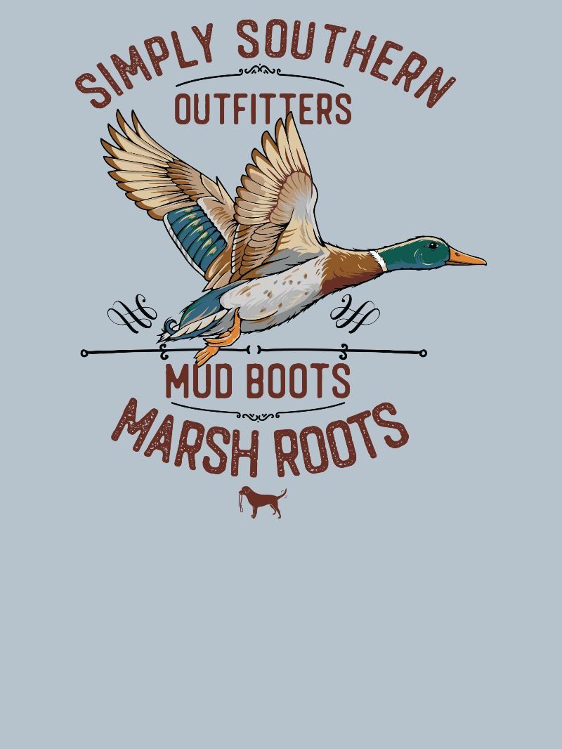 Simply Southern Mud Duck Mineral Washed Unisex T-Shirt