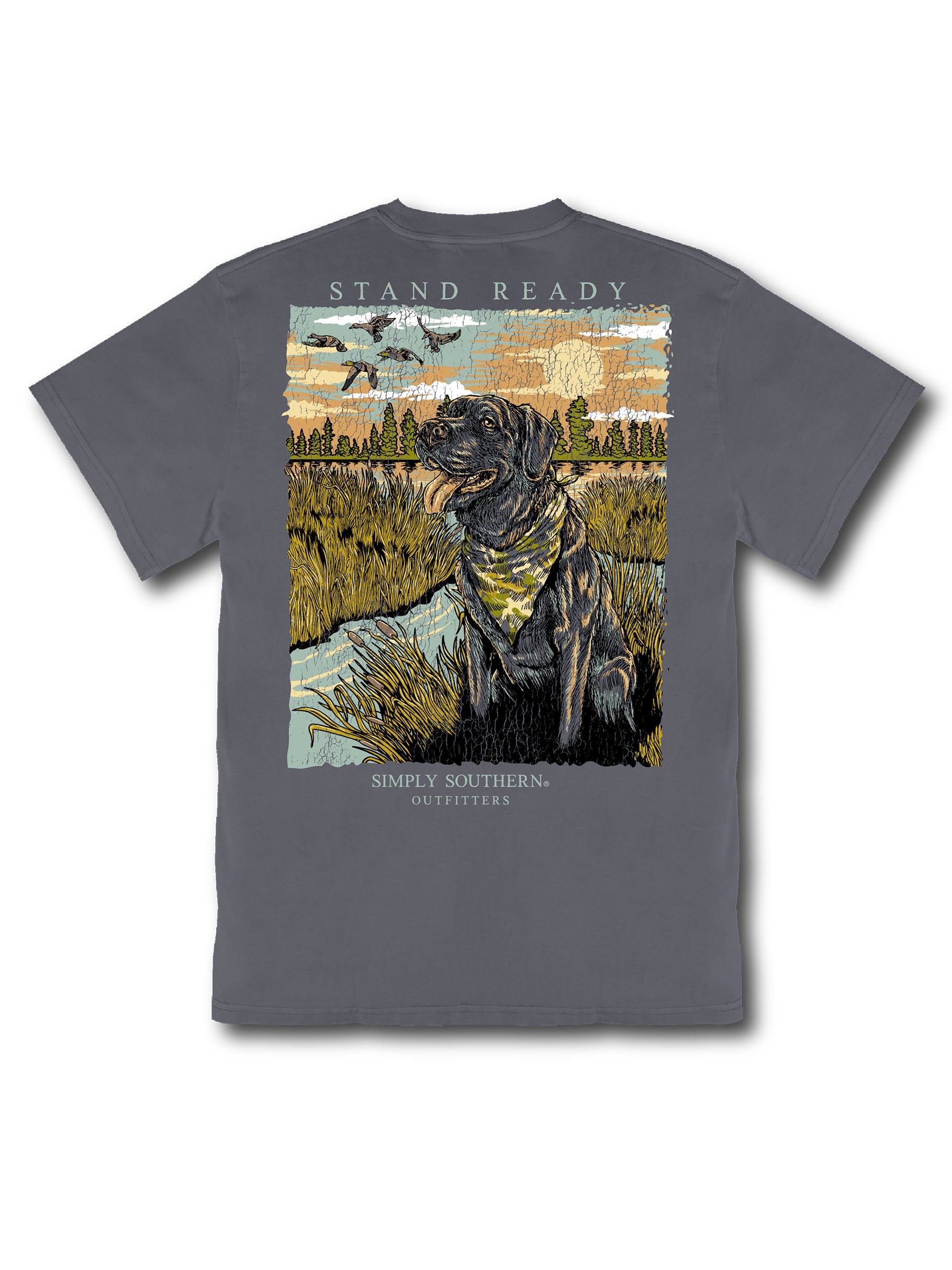 Simply Southern Outfitters Ready Dog Mineral Washed Unisex T-Shirt - SimplyCuteTees