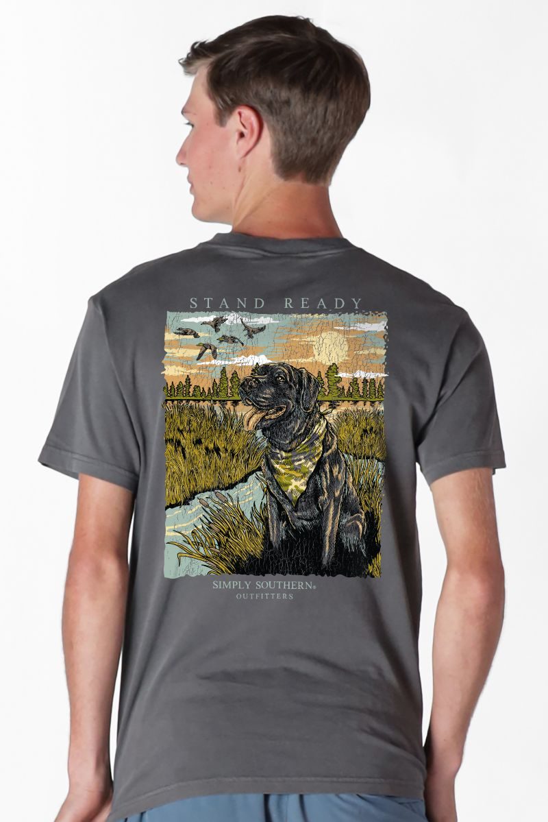 Simply Southern Outfitters Ready Dog Mineral Washed Unisex T-Shirt - SimplyCuteTees