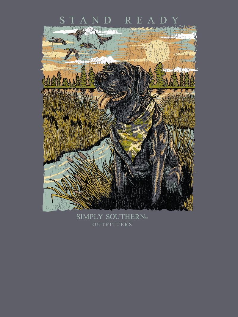 Simply Southern Outfitters Ready Dog Mineral Washed Unisex T-Shirt - SimplyCuteTees