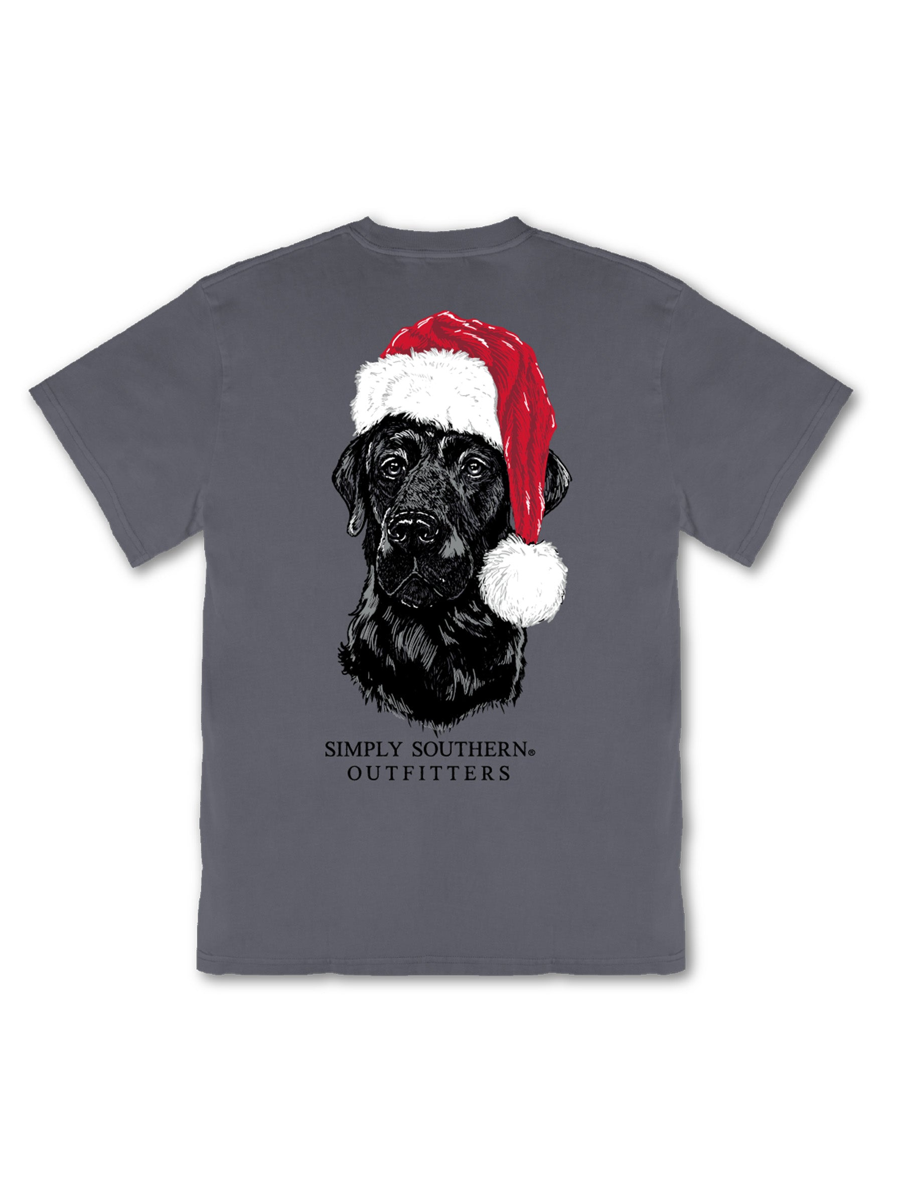 Simply Southern Santa Lab Holiday Mineral Washed Unisex T-Shirt