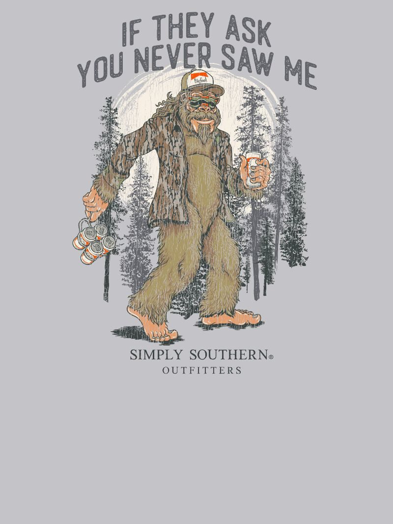 Simply Southern Big Foot Washed Shadow Unisex T-Shirt - SimplyCuteTees