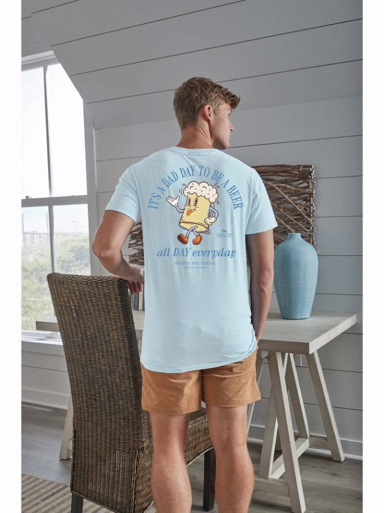 Simply Southern Merican Dude Drink Ice Unisex T-Shirt - SimplyCuteTees