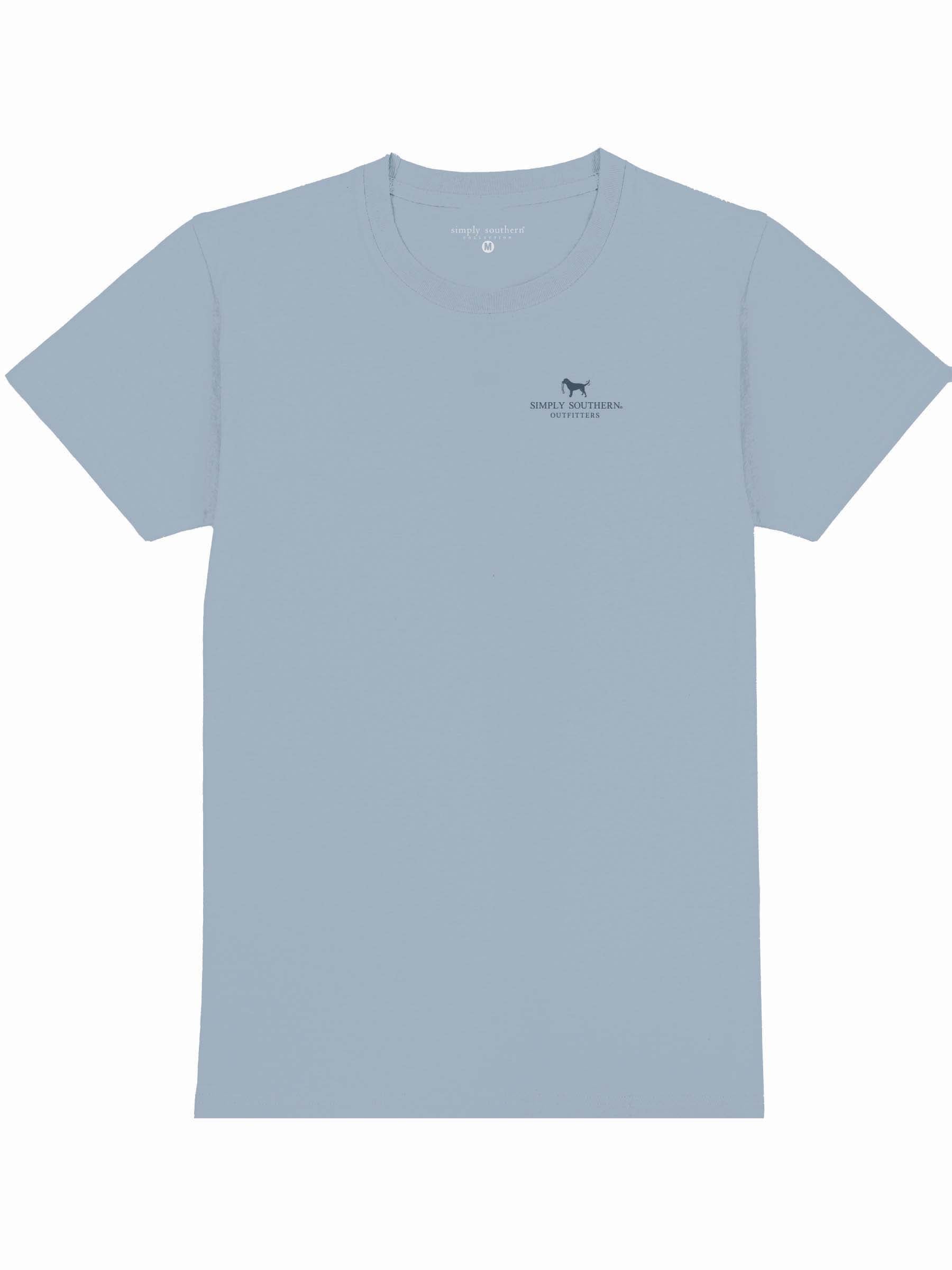 Simply Southern Eagle Stone Blue Unisex T-Shirt - SimplyCuteTees