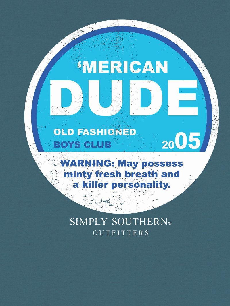 Simply Southern Merican Dude Boys Club Unisex T-Shirt - SimplyCuteTees