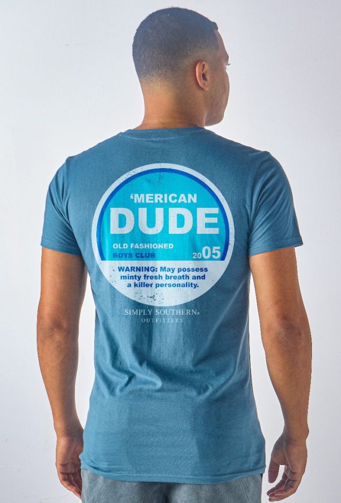 Simply Southern Merican Dude Boys Club Unisex T-Shirt - SimplyCuteTees