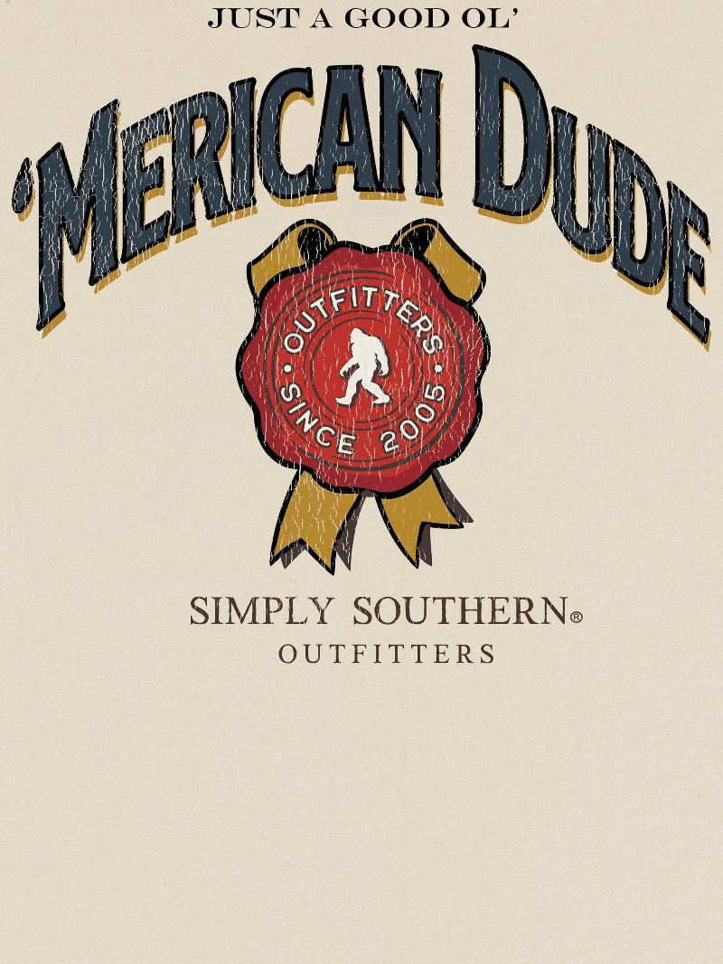 Simply Southern Merican Dude Label Unisex T-Shirt - SimplyCuteTees
