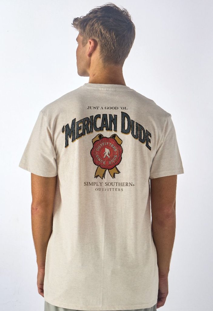 Simply Southern Merican Dude Label Unisex T-Shirt - SimplyCuteTees