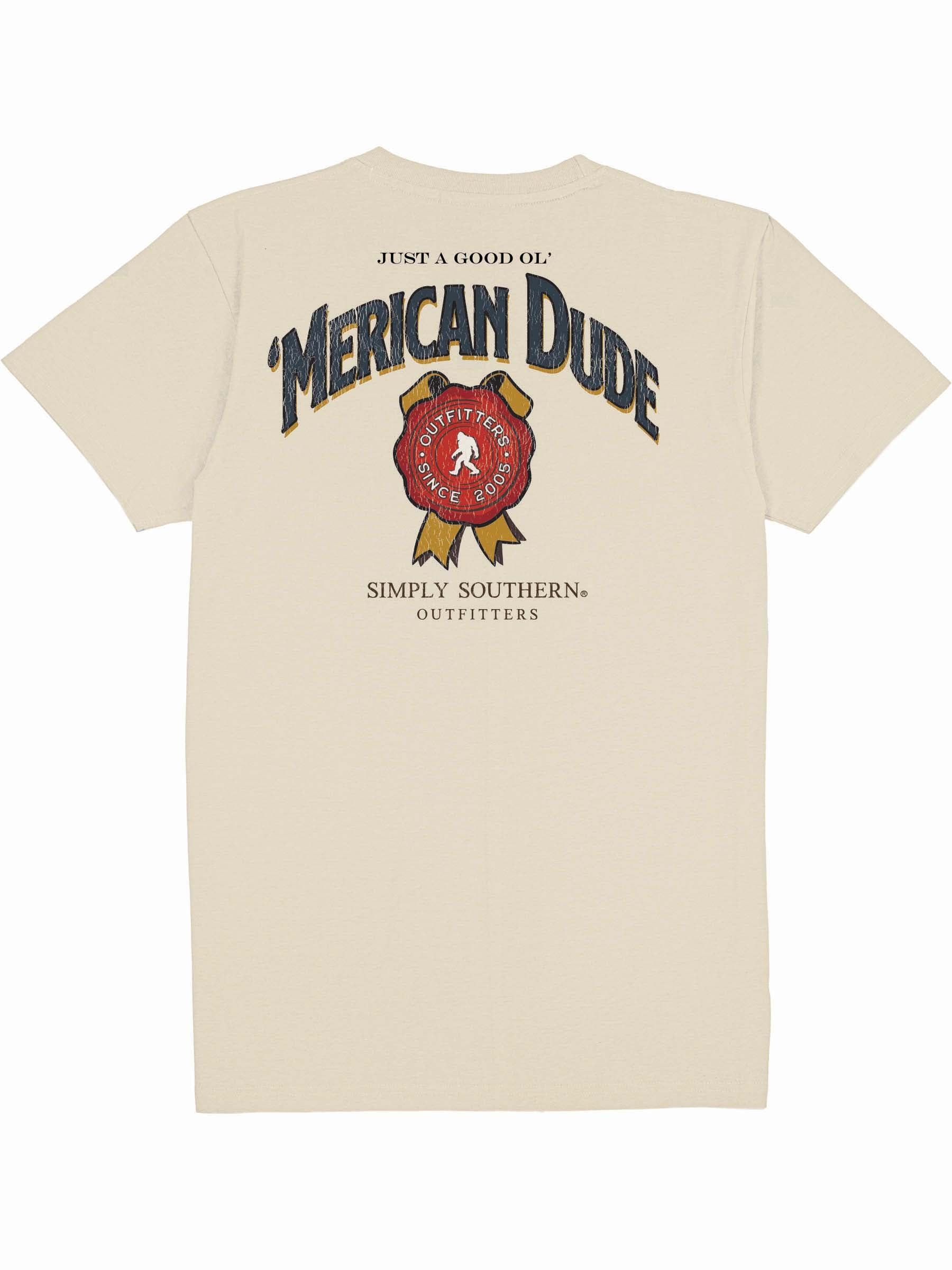 Simply Southern Merican Dude Label Unisex T-Shirt - SimplyCuteTees