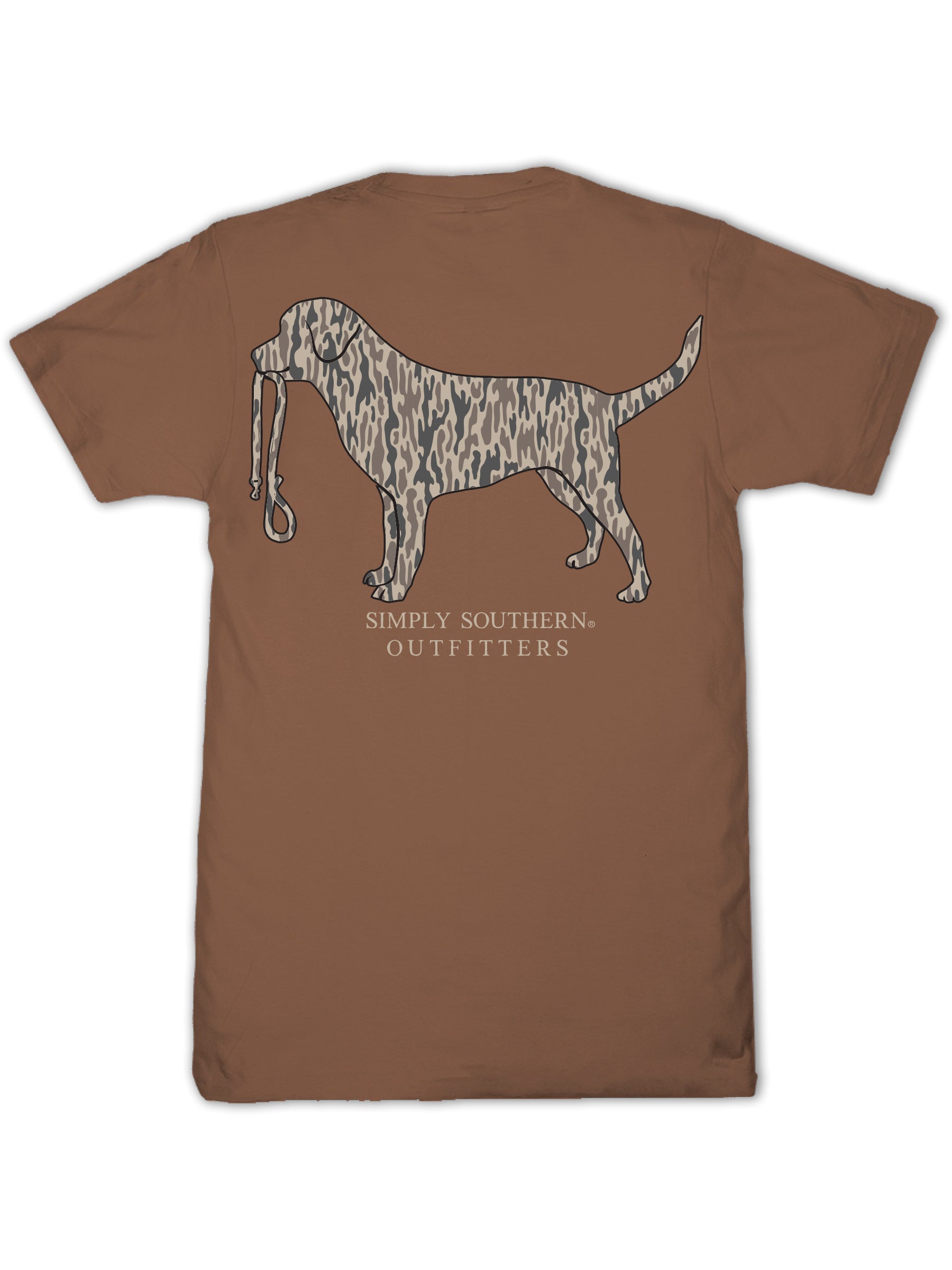 Simply Southern Muddy Camo Dog Unisex T-Shirt