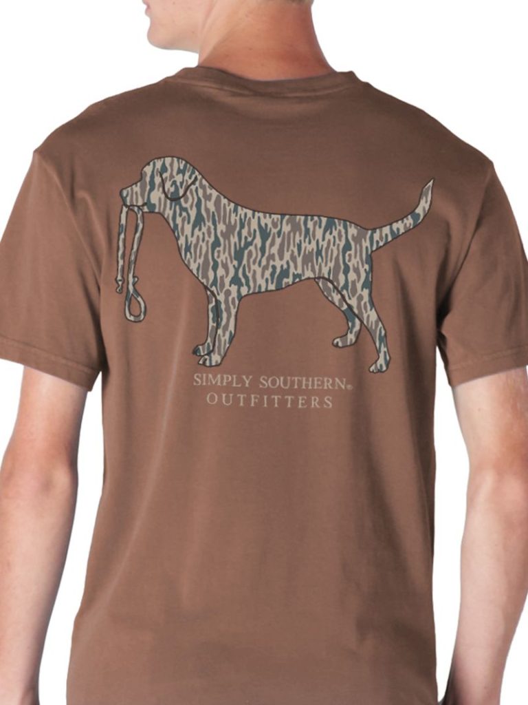 Simply Southern Muddy Camo Dog Unisex T-Shirt