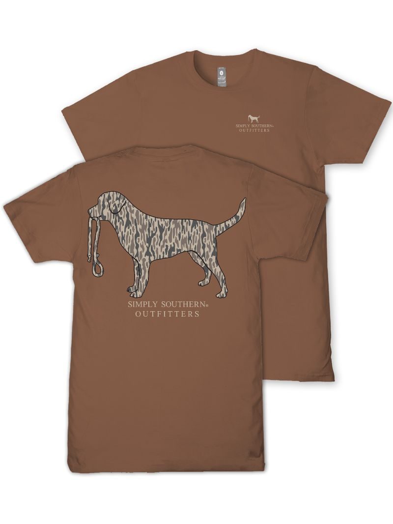 Simply Southern Muddy Camo Dog Unisex T-Shirt