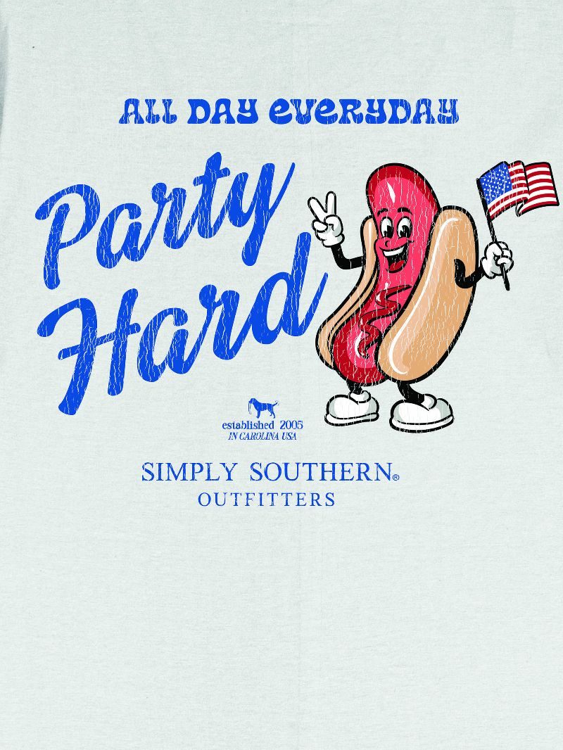 Simply Southern Party Hard Unisex T-Shirt - SimplyCuteTees