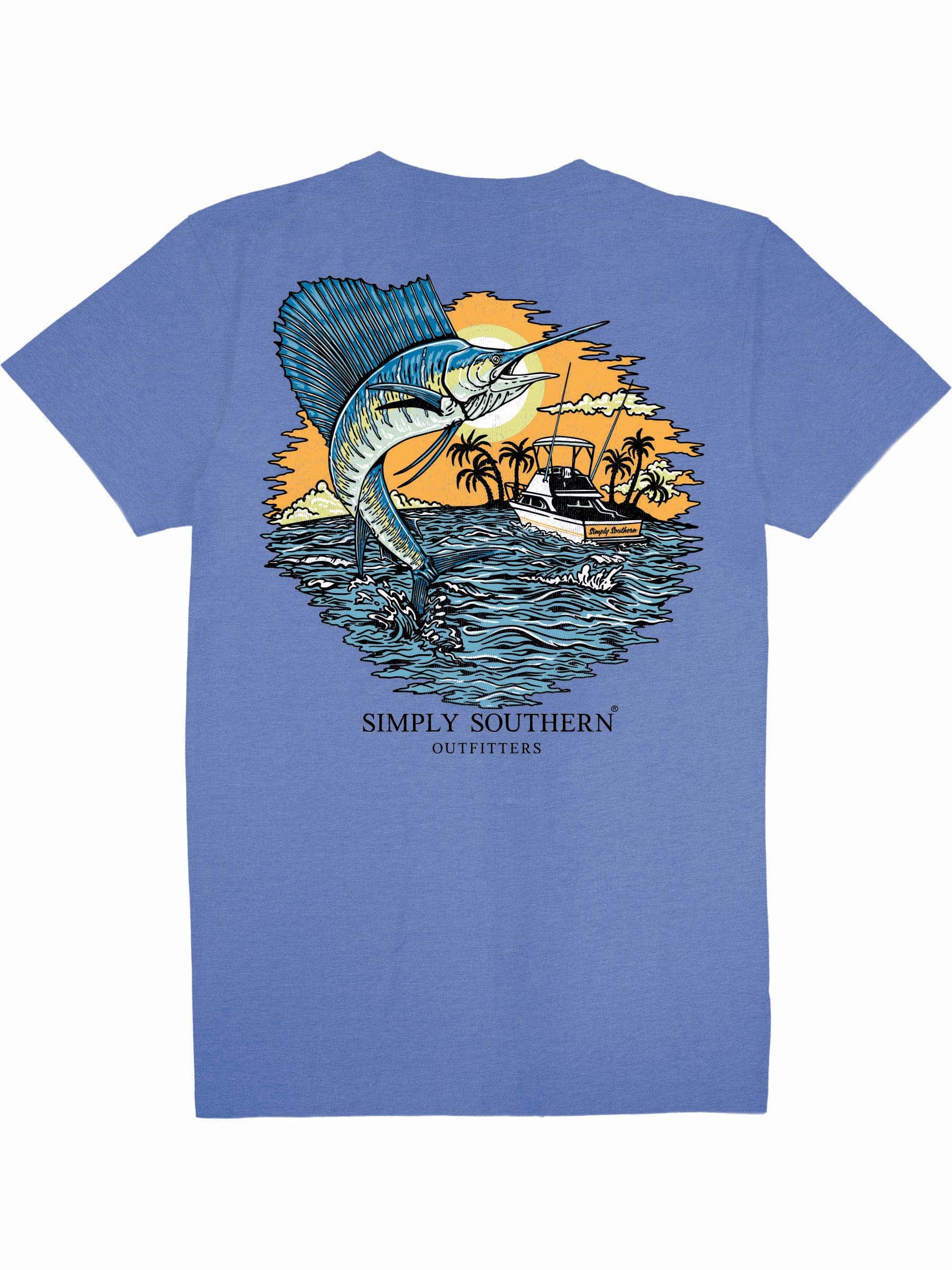 Simply Southern Sail Fish Unisex T-Shirt - SimplyCuteTees