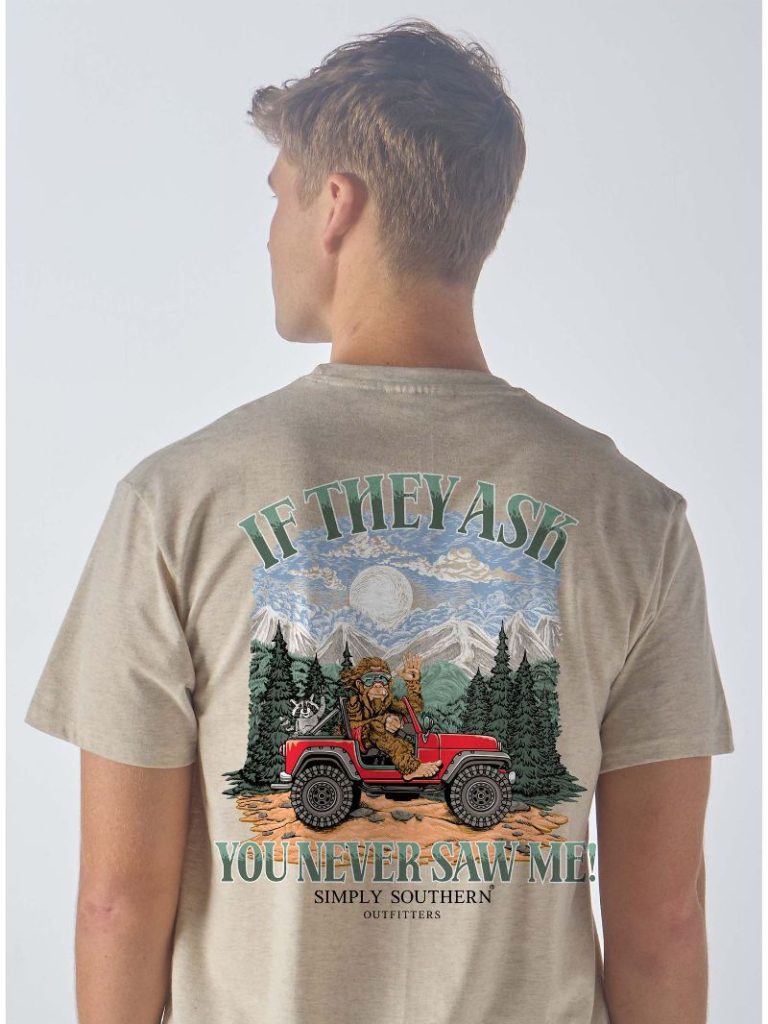 Simply Southern Raccoon Sasquatch Unisex T-Shirt - SimplyCuteTees