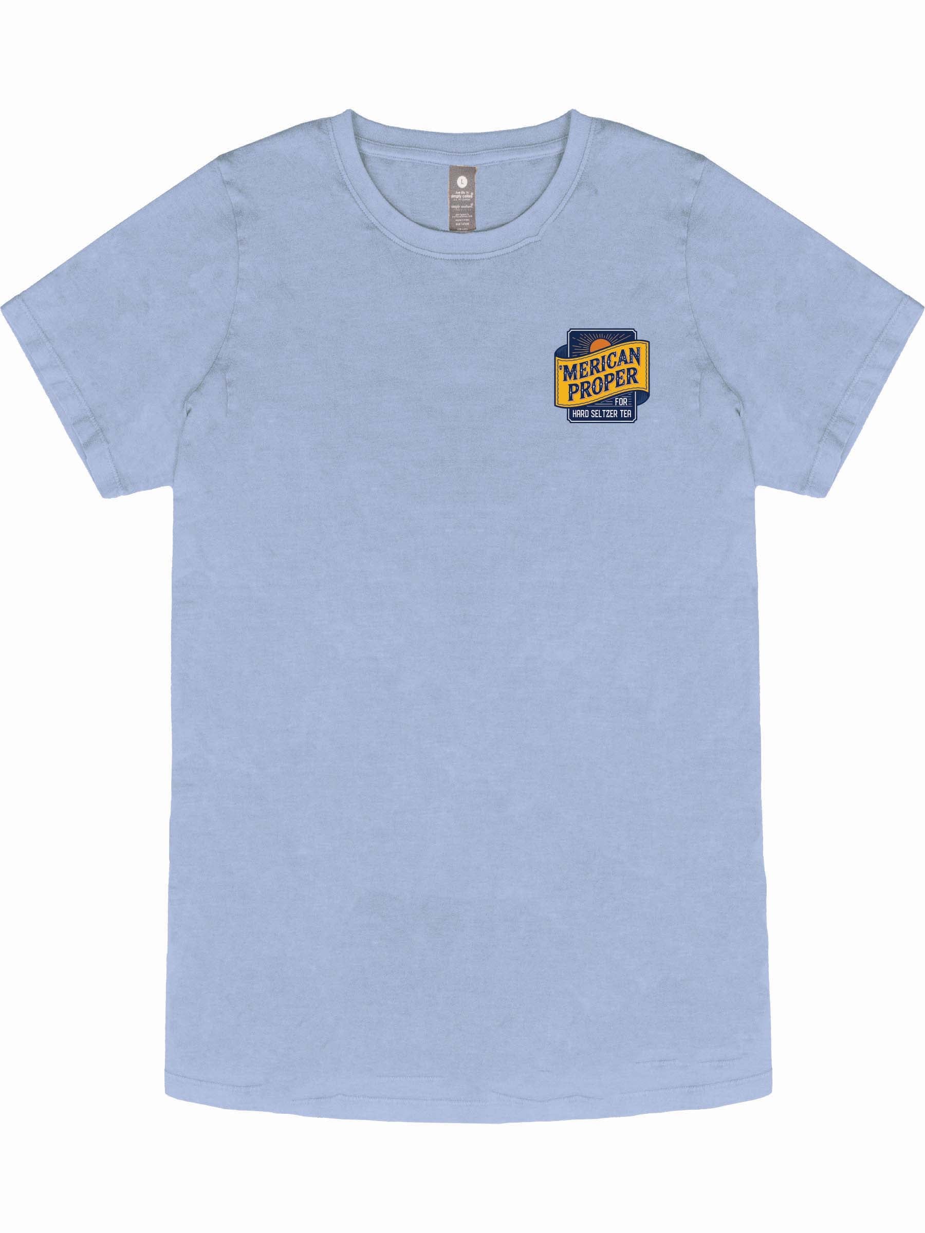 Simply Southern Merican Proper Tea Washed Sea Unisex T-Shirt - SimplyCuteTees