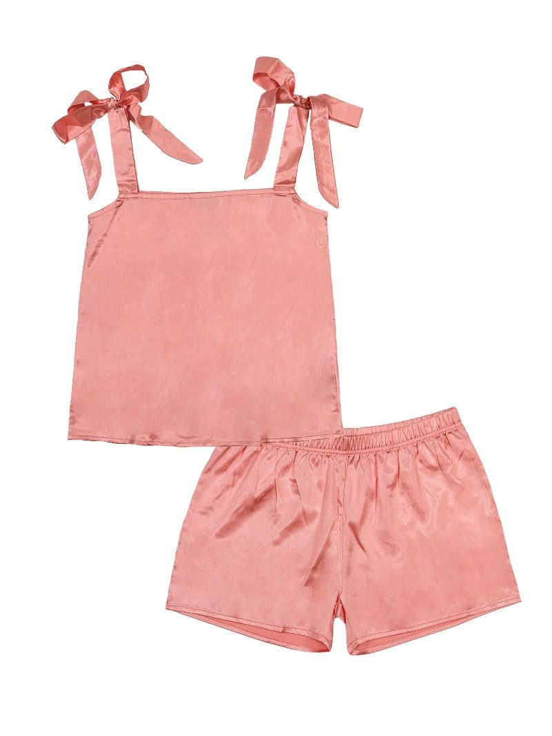 Simply Southern Soft Bow Top &amp; Shorts Pj Set - SimplyCuteTees