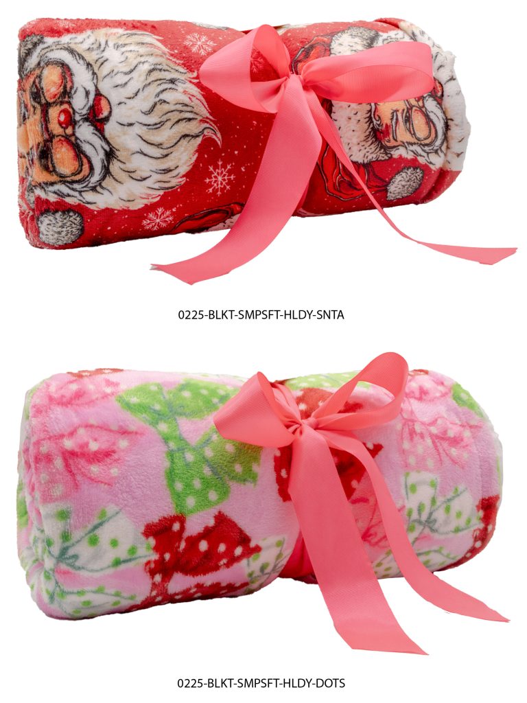 Simply Southern 0225 Holiday Ultra Soft Sherpa Blanket - SimplyCuteTees