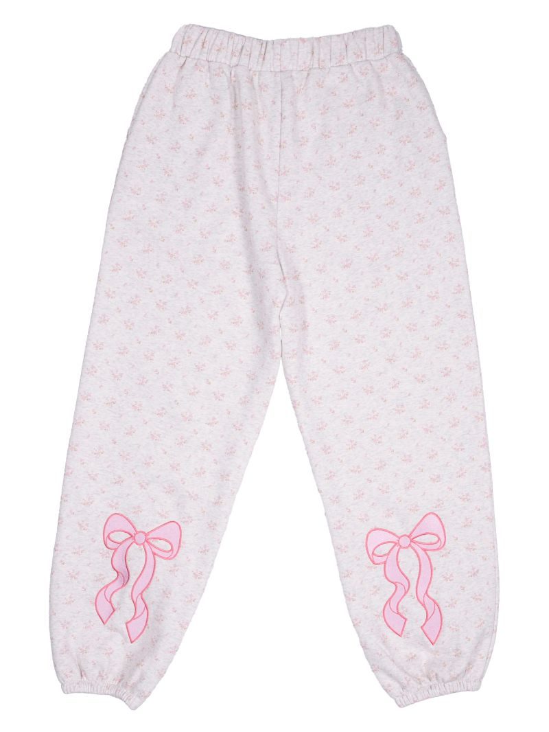 Simply Southern Pink Bow Pattern Alice Lounge Pants