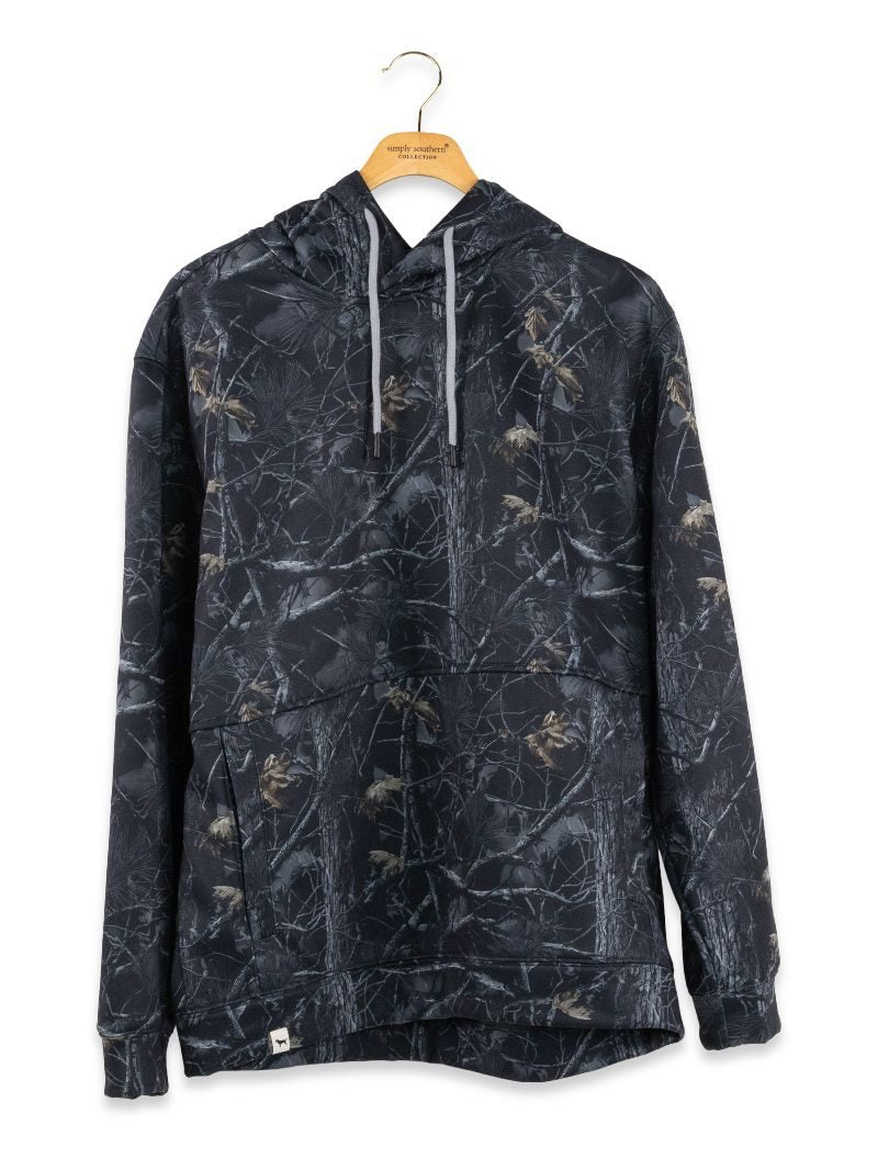 Simply Southern William Classic Camo Unisex Long Sleeve Hoodie