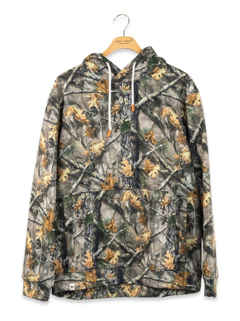 Simply Southern William Classic Camo Unisex Long Sleeve Hoodie