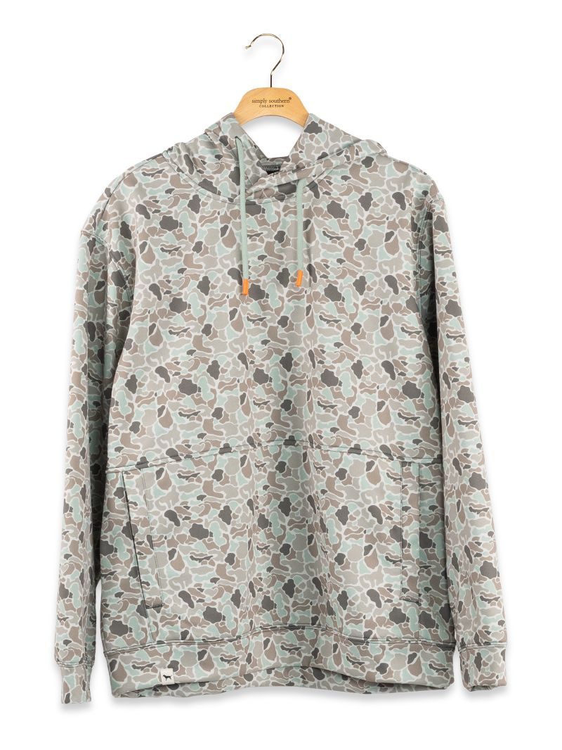 Simply Southern William Classic Camo Unisex Long Sleeve Hoodie