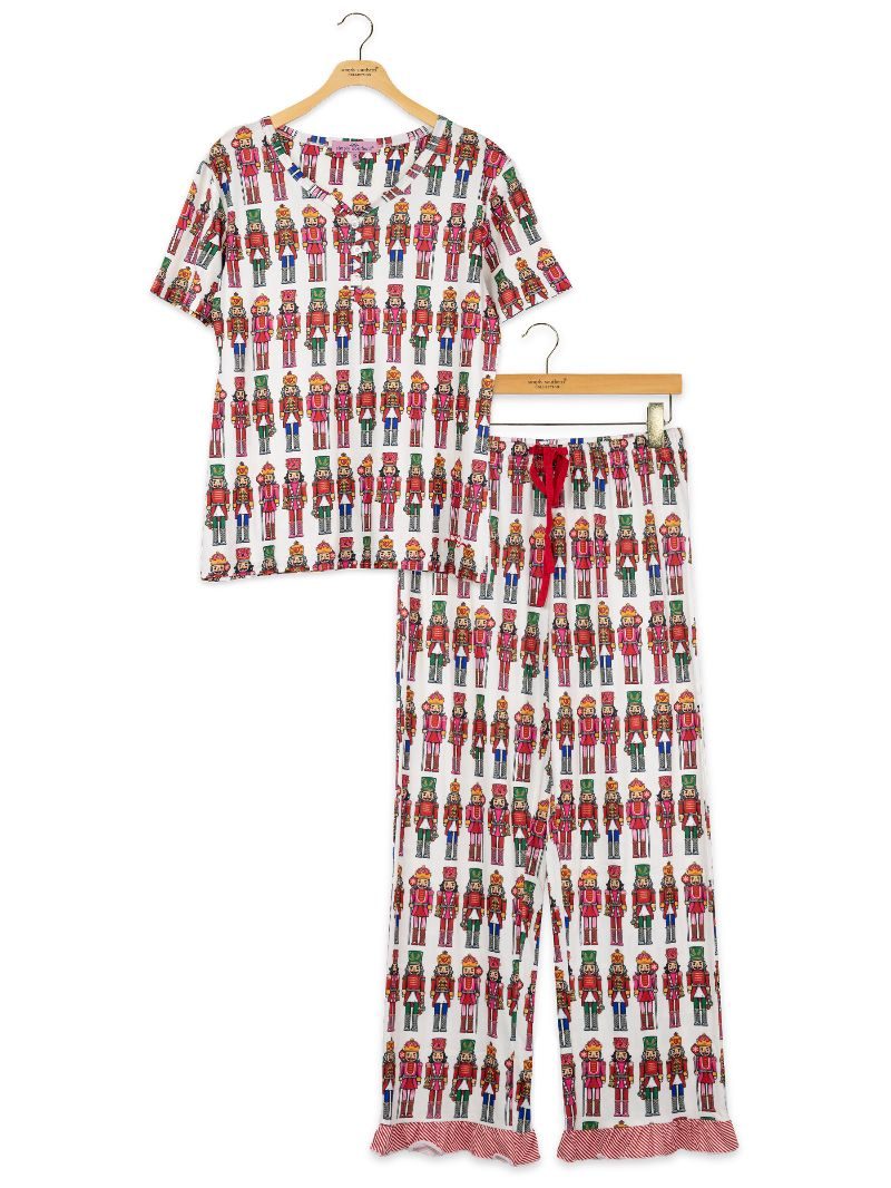 Simply Southern 0226 Nutcracker Holiday PJ Pants &amp; Top Set