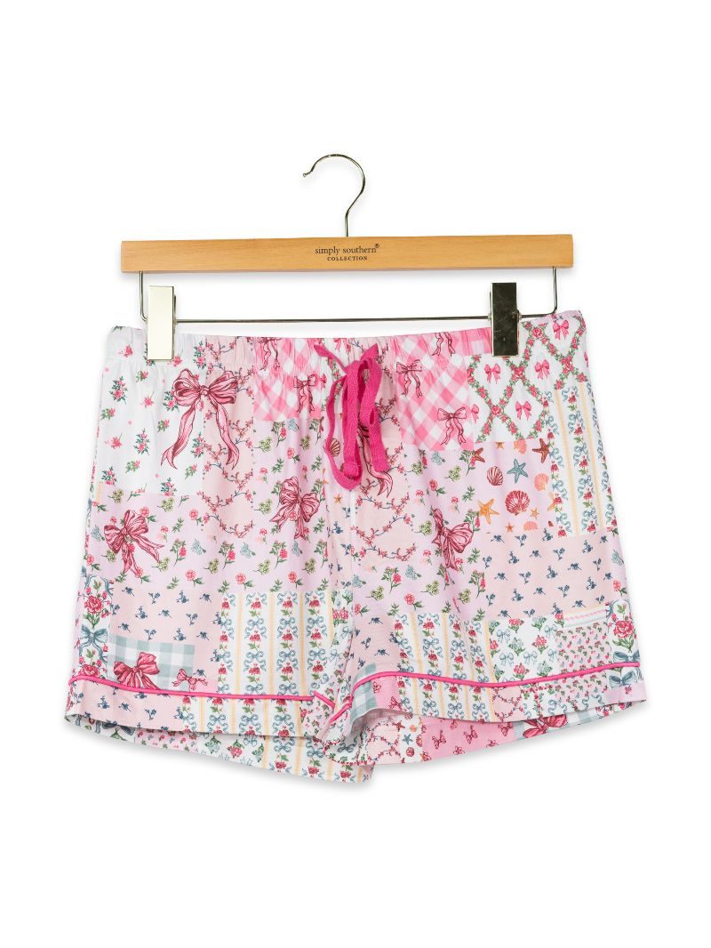 Simply Southern 0226 Preppy Patterns PJ Shorts