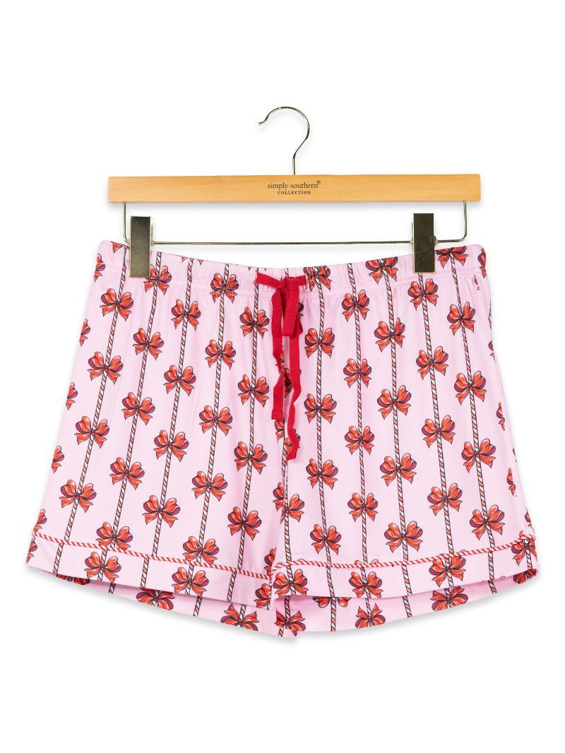 Simply Southern 0226 Holiday Patterns PJ Shorts