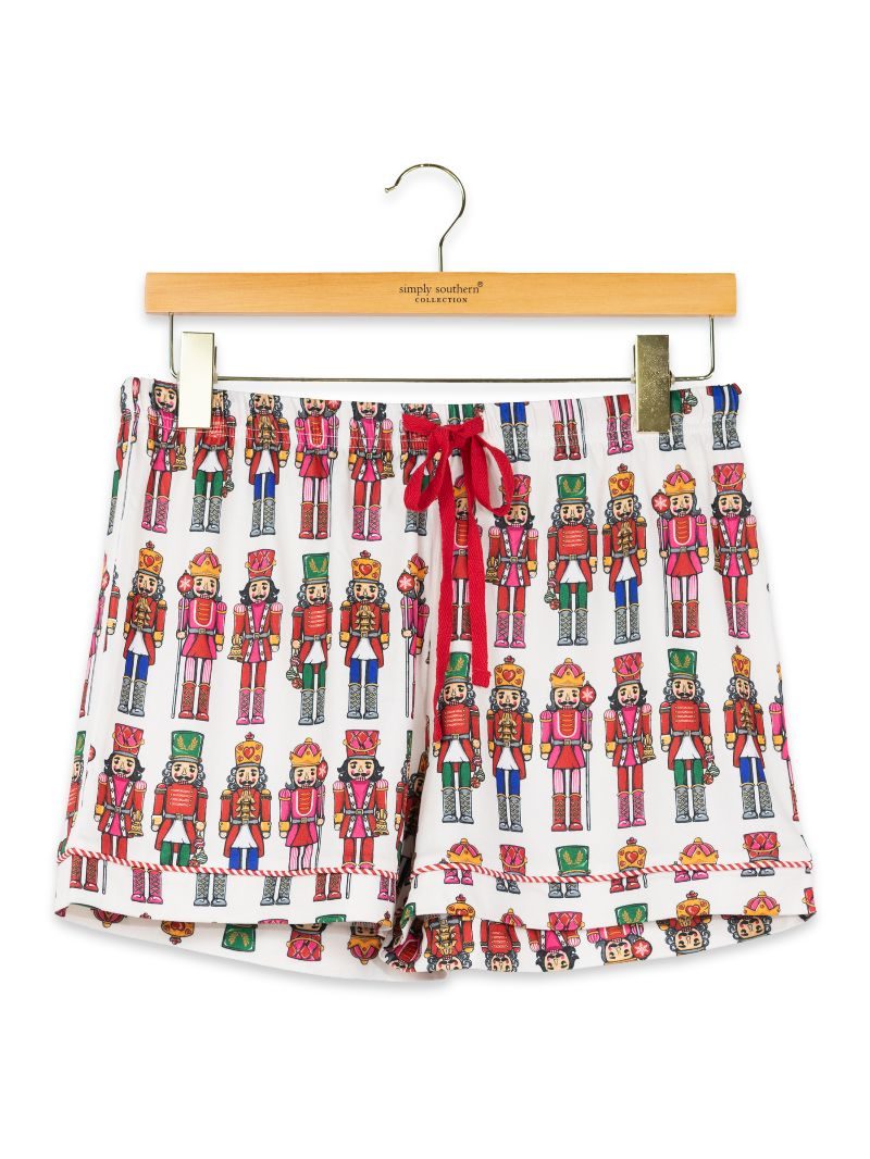 Simply Southern 0226 Holiday Patterns PJ Shorts
