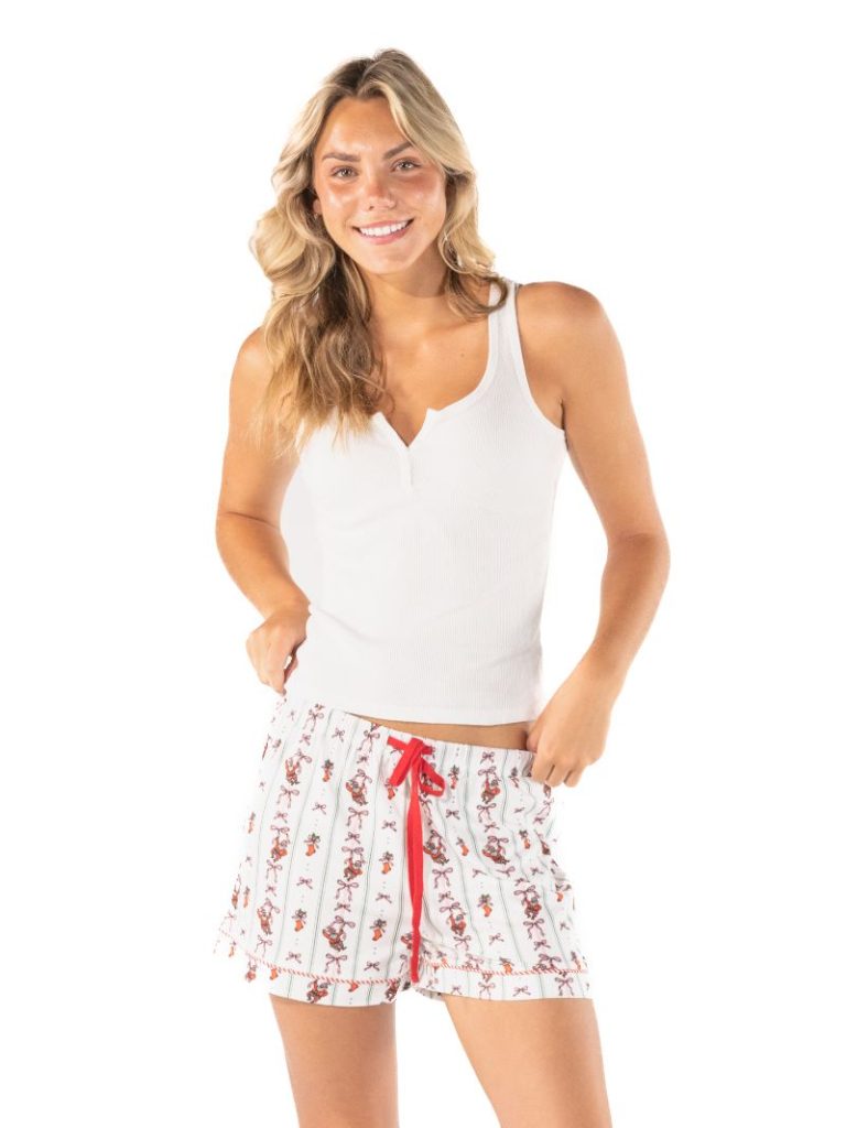 Simply Southern 0226 Holiday Patterns PJ Shorts