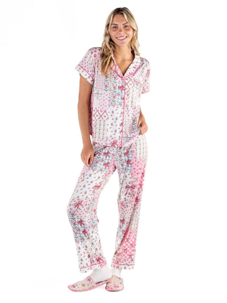 Simply Southern 0226 Quilt Pattern PJ Pants &amp; Button Top Set