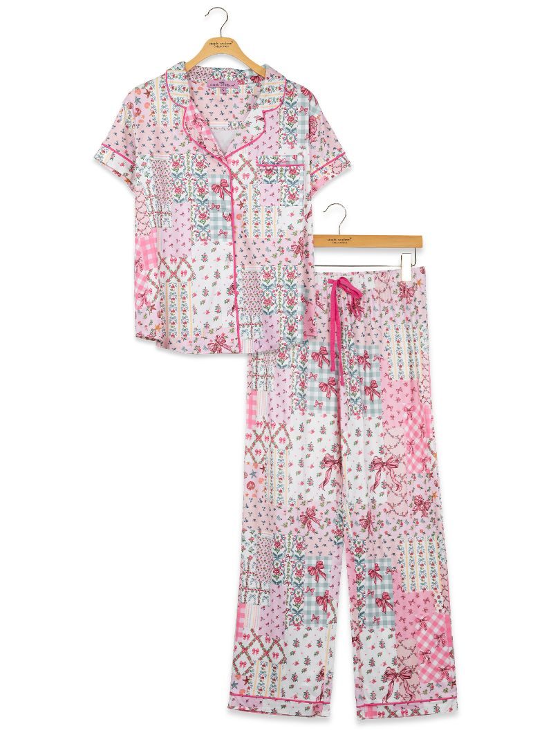 Simply Southern 0226 Quilt Pattern PJ Pants &amp; Button Top Set