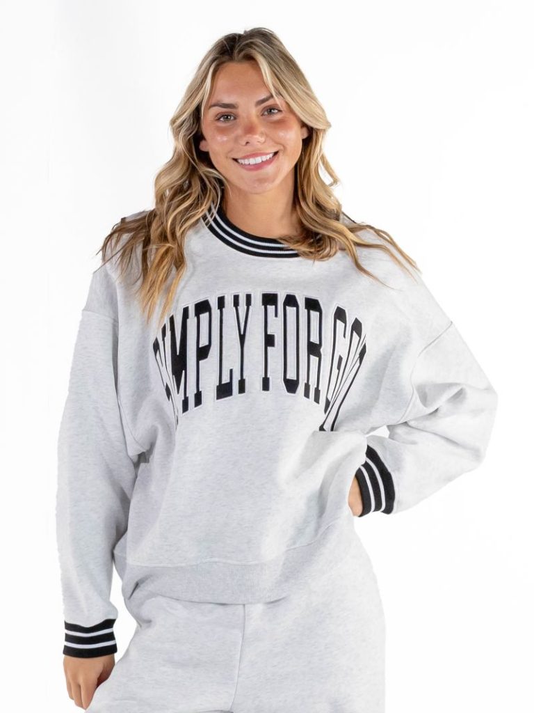 Simply Southern S4G Varsity Pullover Crewneck Sweatshirt