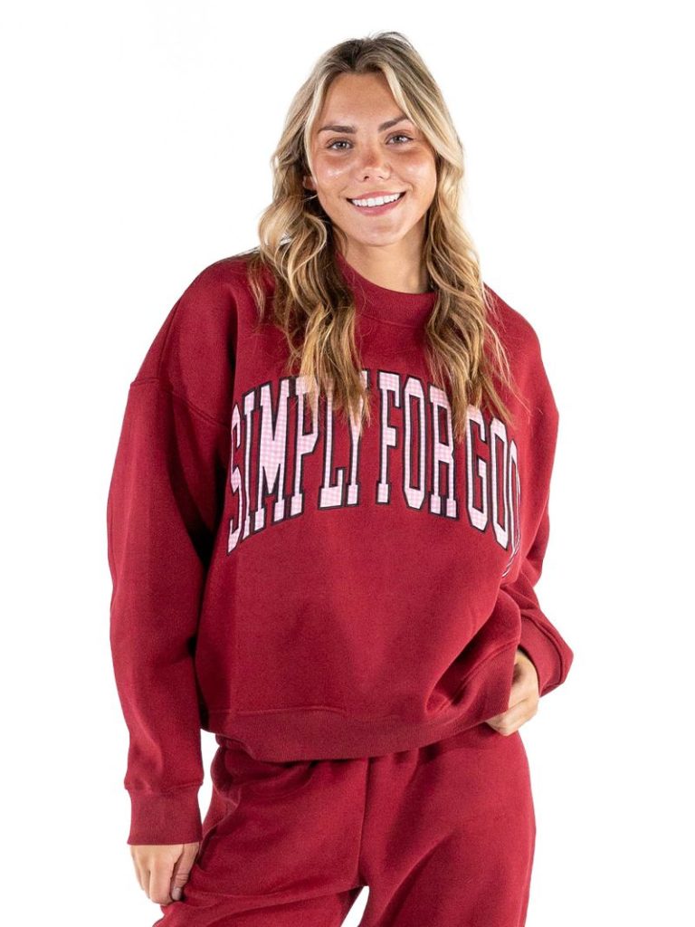 Simply Southern 0226 S4G Logo Pullover Crewneck Sweatshirt