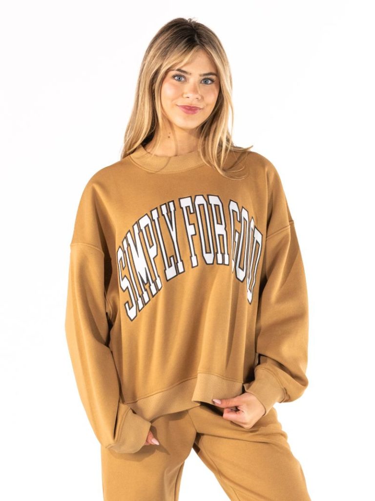 Simply Southern 0226 S4G Logo Pullover Crewneck Sweatshirt