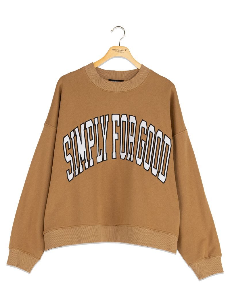 Simply Southern 0226 S4G Logo Pullover Crewneck Sweatshirt