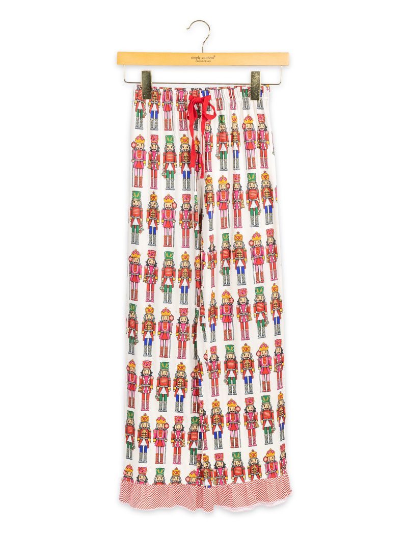 Simply Southern Youth 0226 Holiday PJ Shorts &amp; Button Top Set