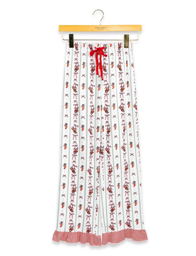 Simply Southern Youth 0226 Holiday PJ Shorts &amp; Button Top Set