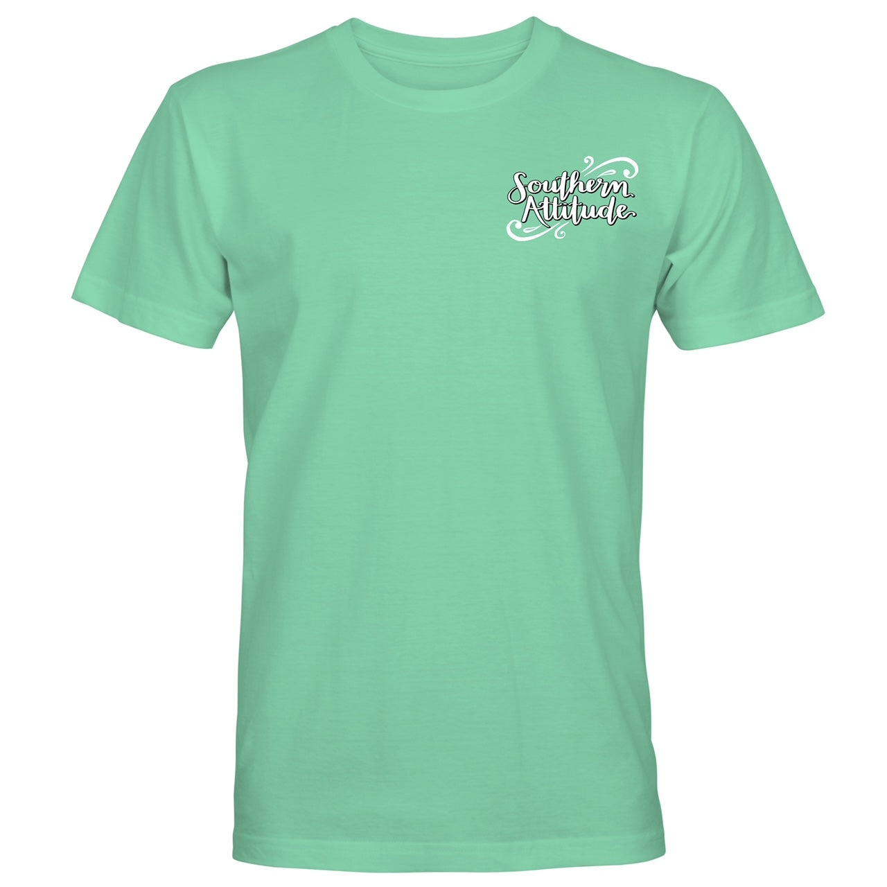 Southern Attitude Everything Is Fine Cat T-Shirt