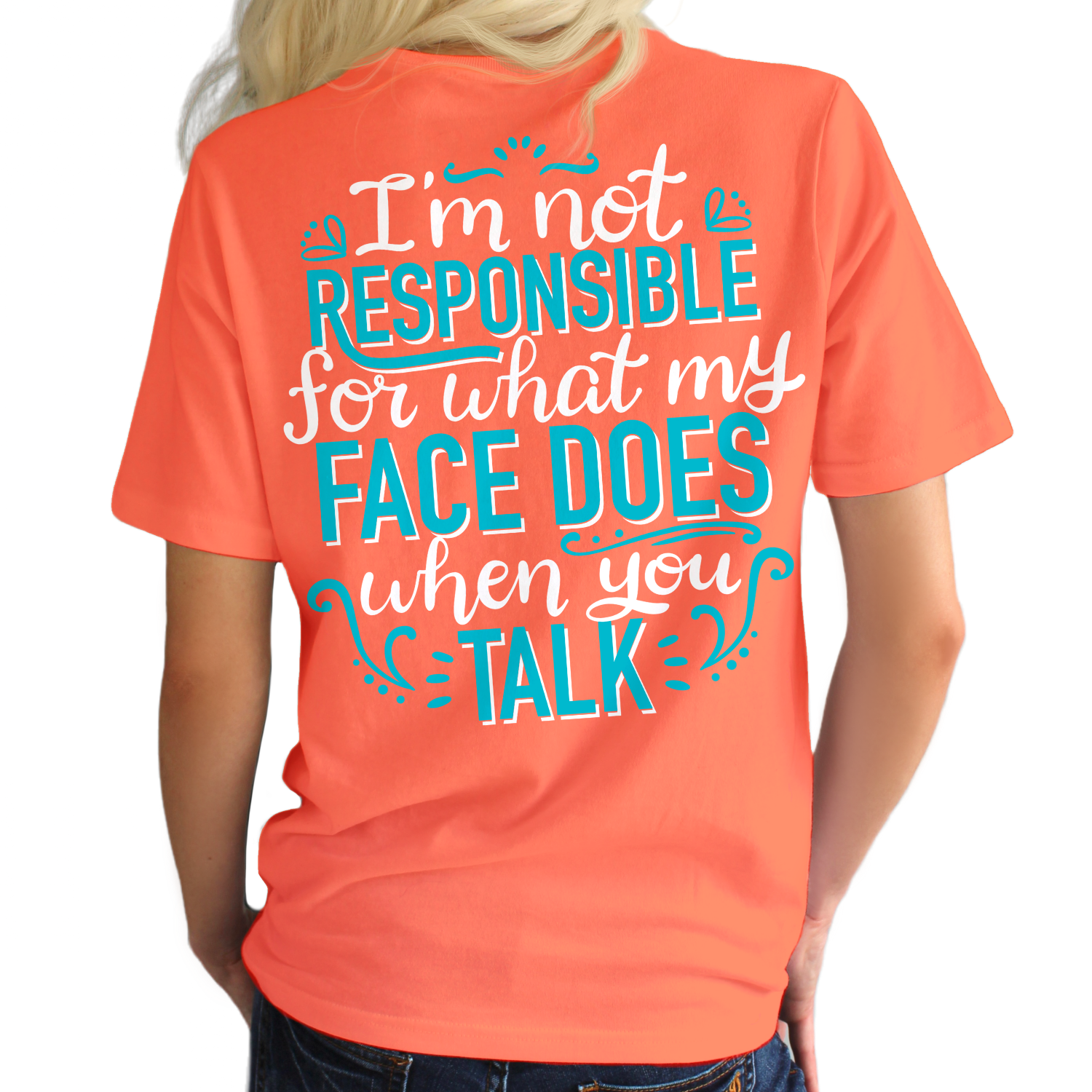 Southern Attitude What My Face Does T-Shirt - SimplyCuteTees