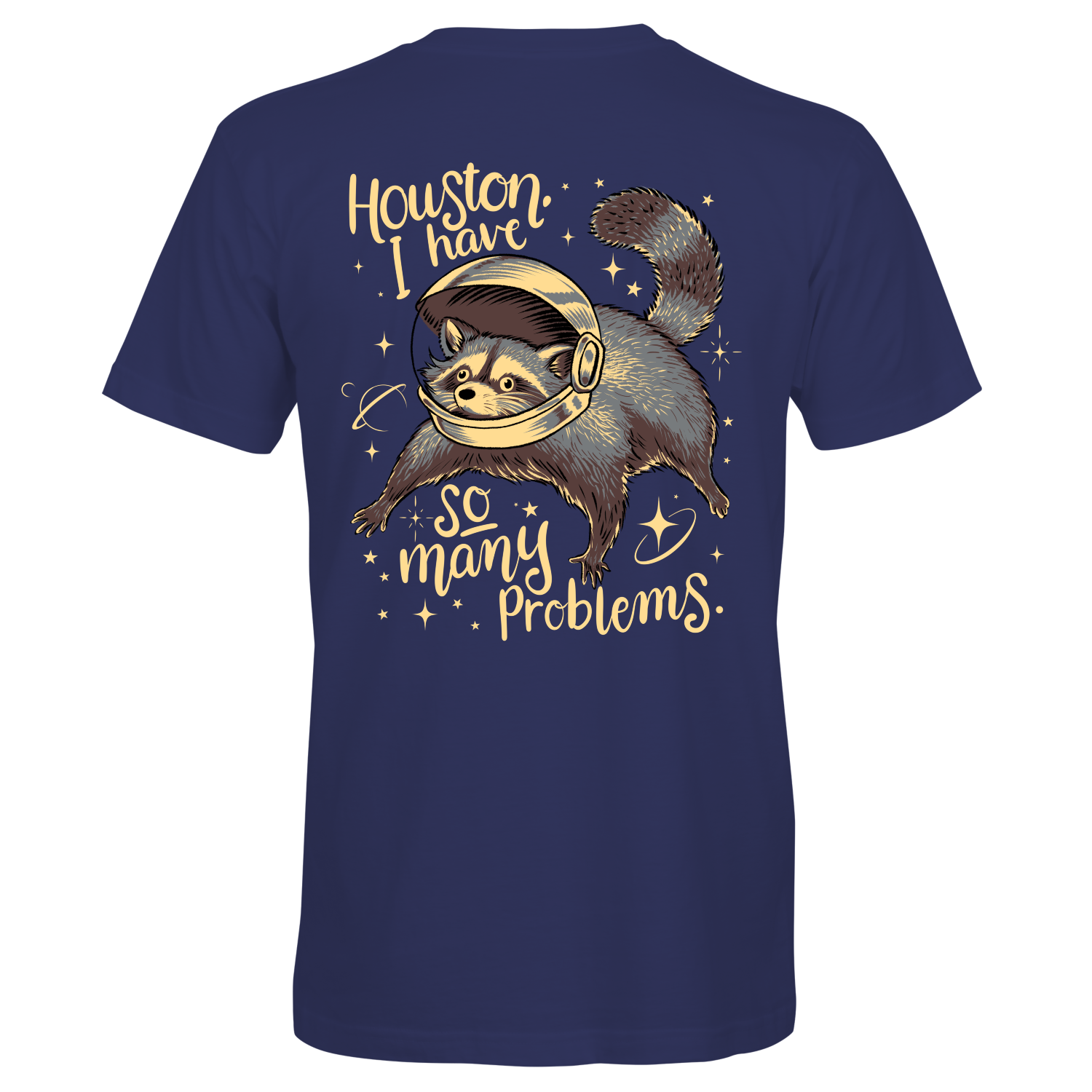 Southern Attitude Houston Problems Raccoon T-Shirt