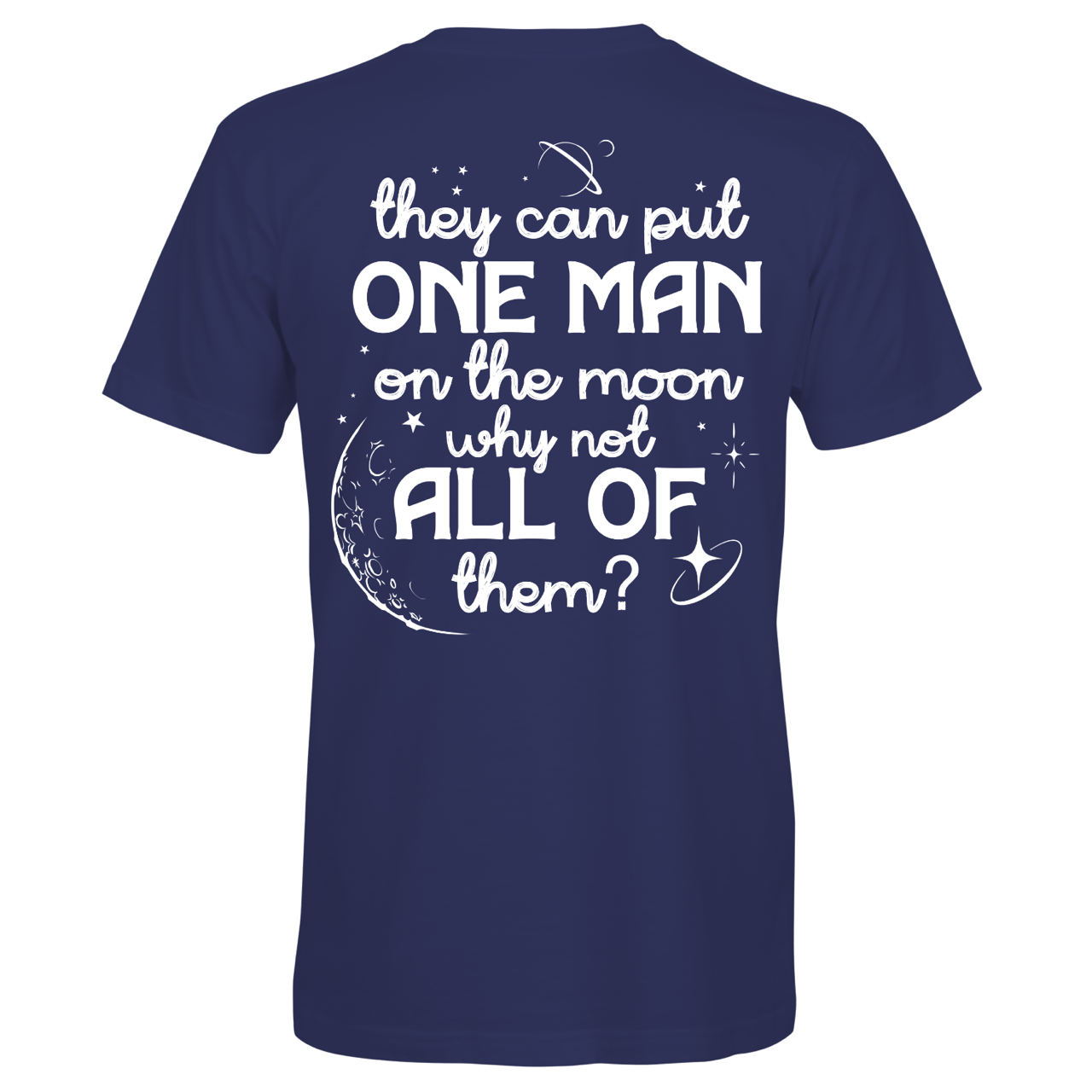 Southern Attitude Man on the Moon T-Shirt - SimplyCuteTees
