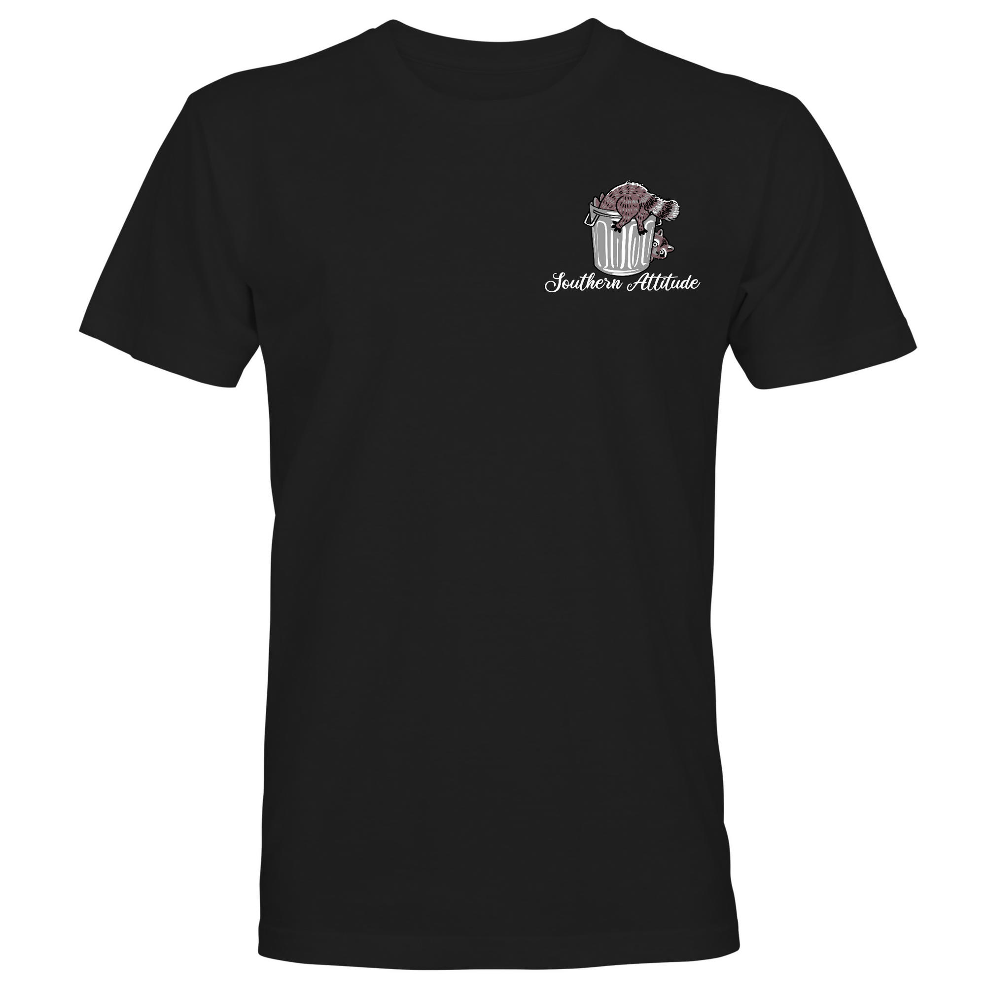 Southern Attitude Terrible Idea Raccoon T-Shirt - SimplyCuteTees
