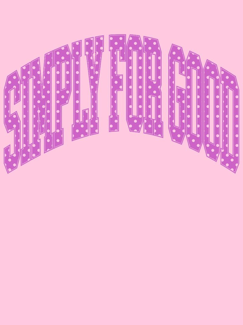 Simply Southern S4G Polka Dot Logo Petal Mineral Washed T-Shirt