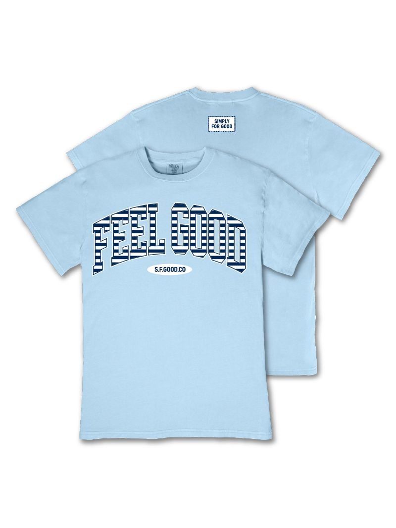 Simply Southern S4G Feel Good Striped Mineral Washed T-Shirt