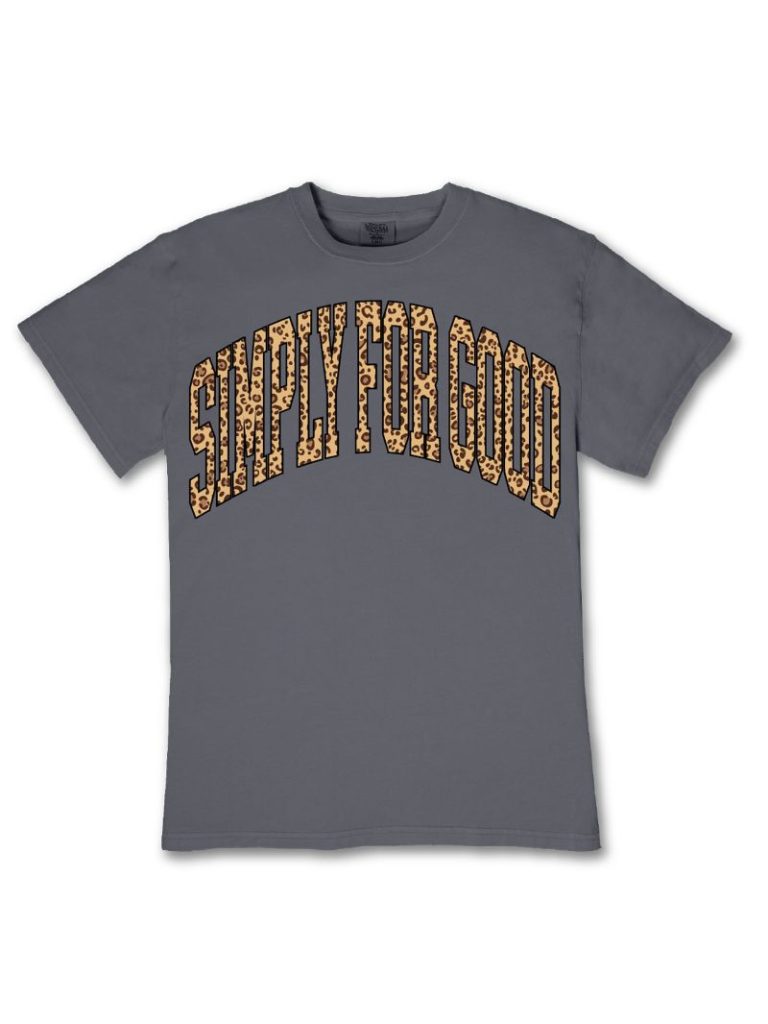 Simply Southern S4G Leopard Good Logo Mineral Washed T-Shirt