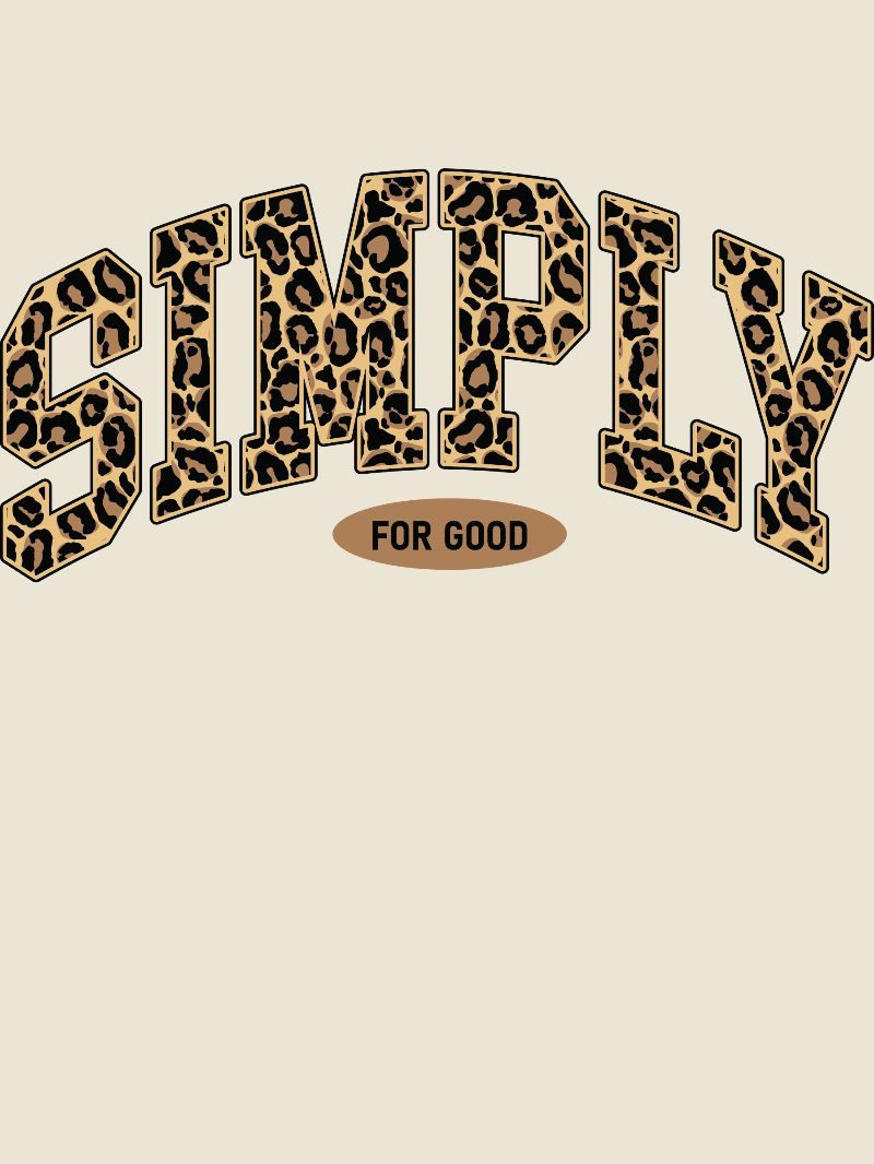 Simply Southern S4G Leopard Logo Mineral Washed T-Shirt