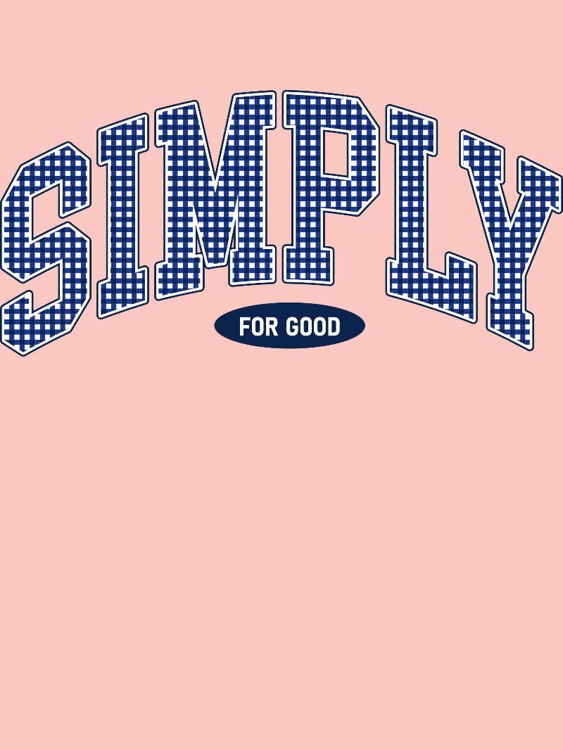 Simply Southern S4G Plaid Logo Mineral Washed T-Shirt