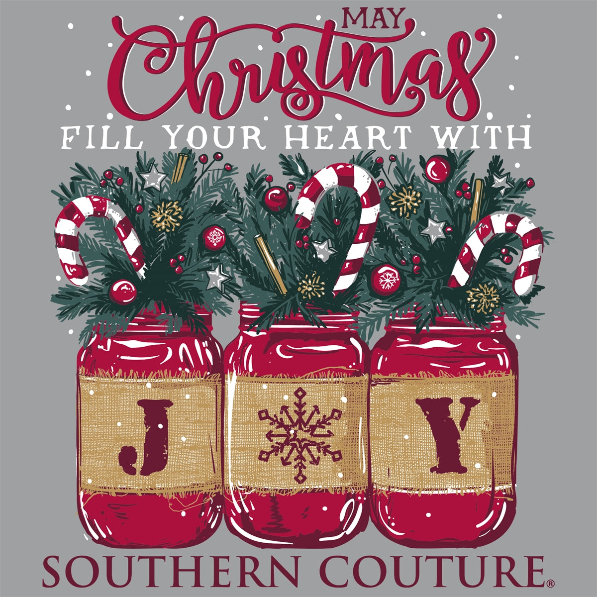 Southern Couture Classic Christmas Fill Your Heart T-Shirt